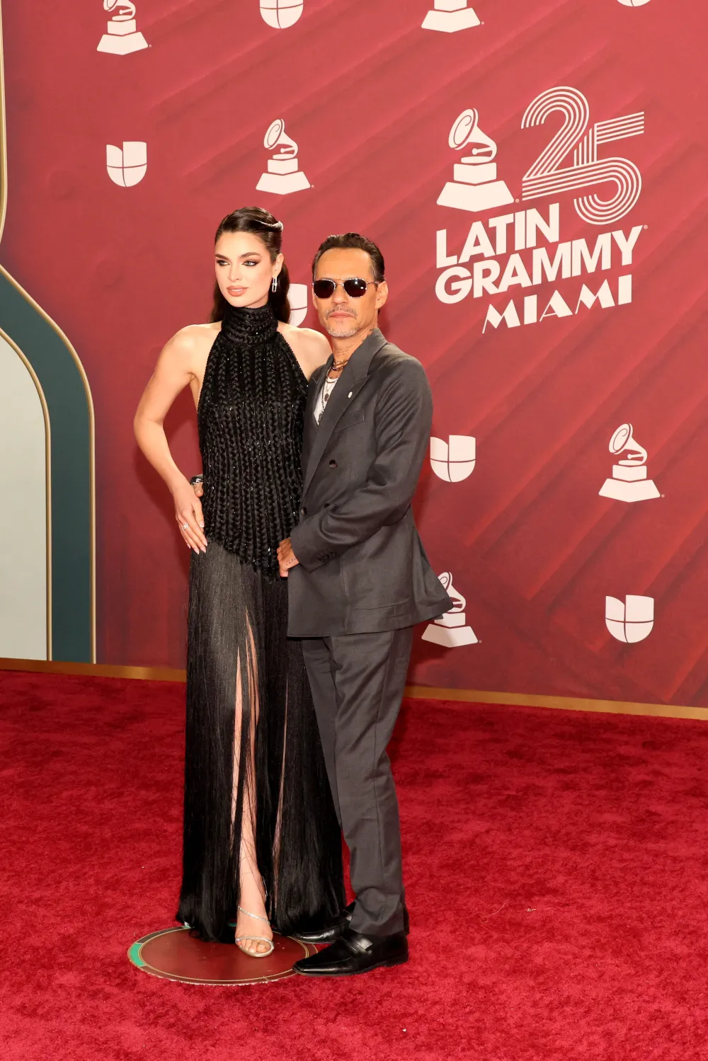 Nadia Ferreira y Marc Anthony.
