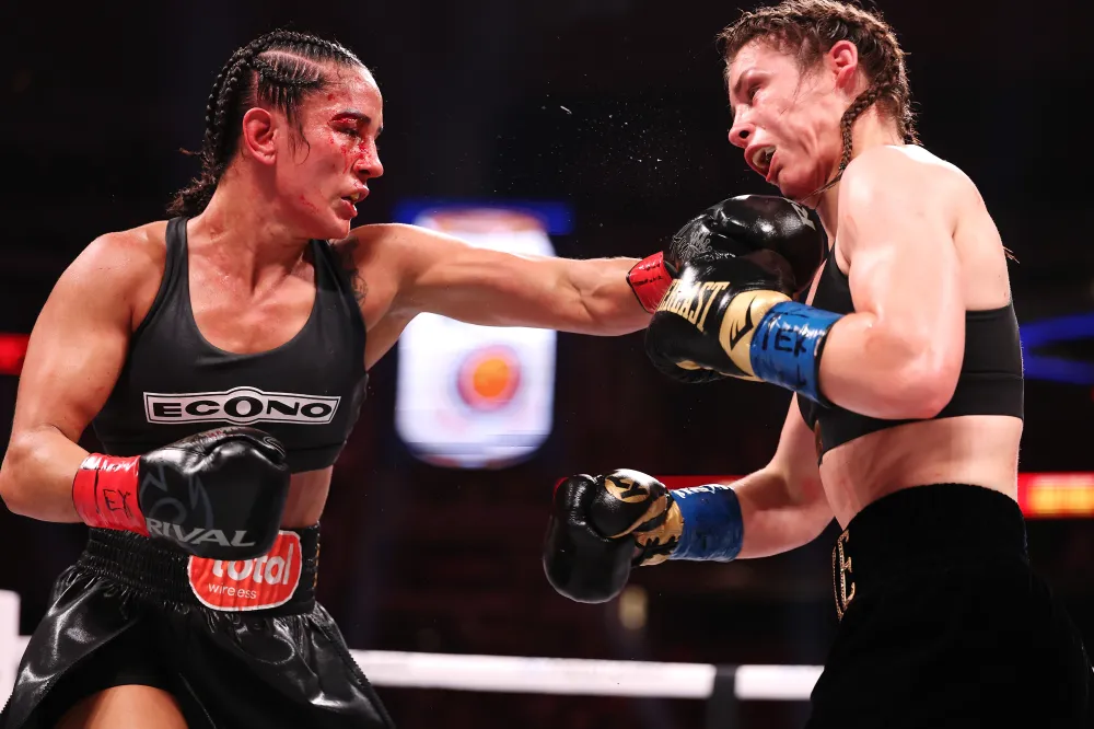 Amanda Serrano y Katie Taylor