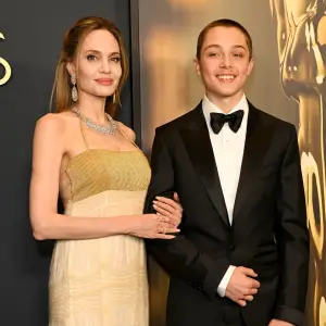 Angelina Jolie and son Knox