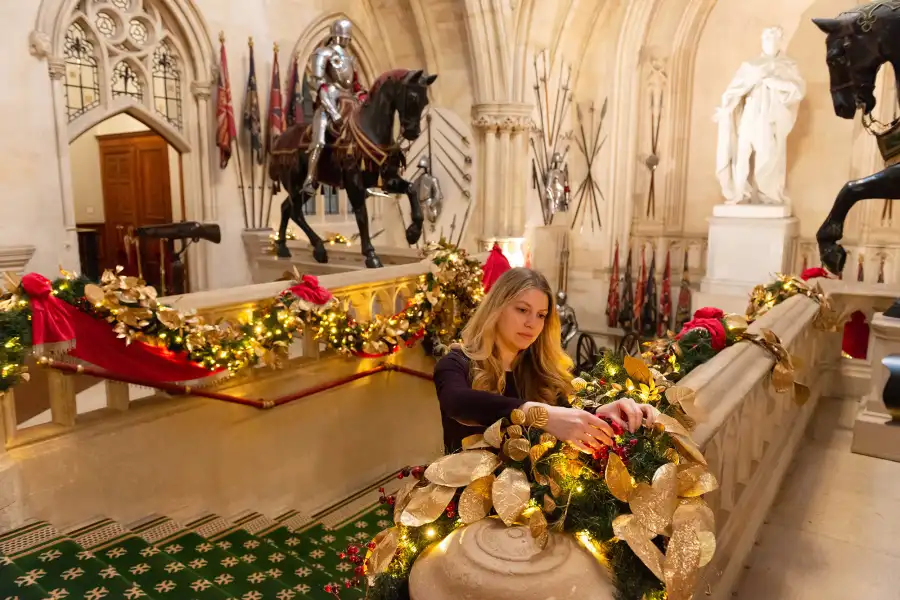 Go Inside the Palace Christmas Decorations 2024