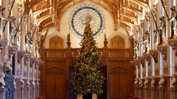 Go Inside the Palace Christmas Decorations 2024