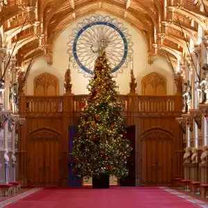 Go Inside the Palace Christmas Decorations 2024