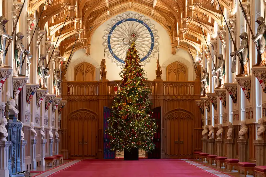 Go Inside the Palace Christmas Decorations 2024