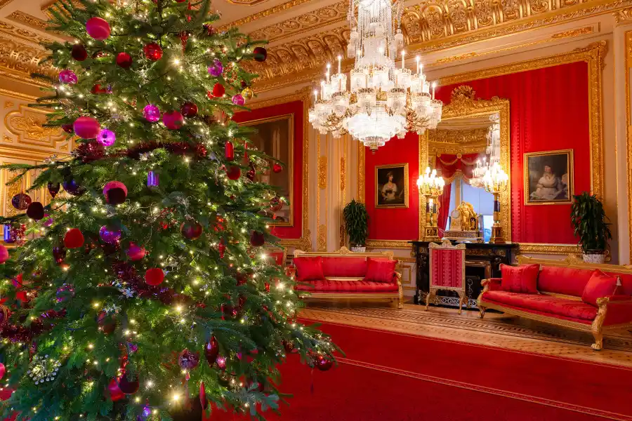 Go Inside the Palace Christmas Decorations 2024