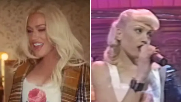 Gwen Stefani Rewears Vivienne Westwood Spiderwebs Corset in New Music Video