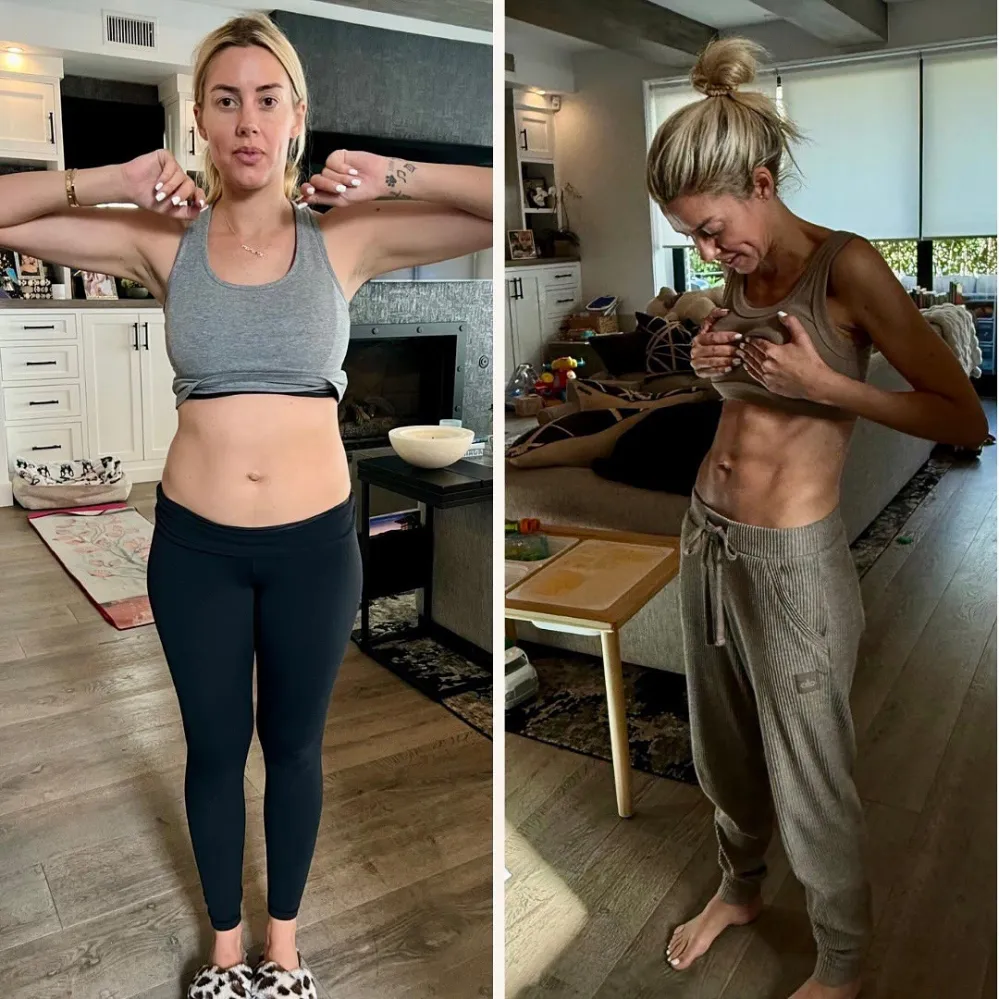 Heather Rae El Moussa Shares Before and After Pics of Her Toned Abs
