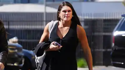 Ilona Maher Arrives in Classy Revenge Dress at DWTS Rehearsals After Low Scores