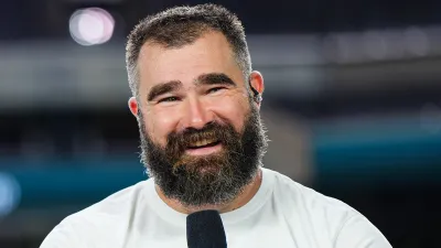 Jason Kelce Performs New Holiday Song With Mt. Joy Before Philadelphia Eagles Game