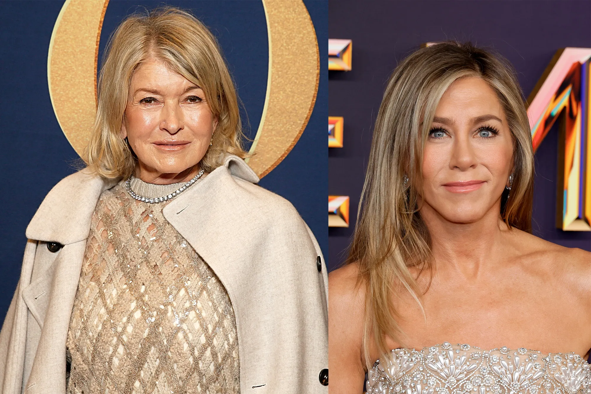 Jennifer aniston and Martha Stewart