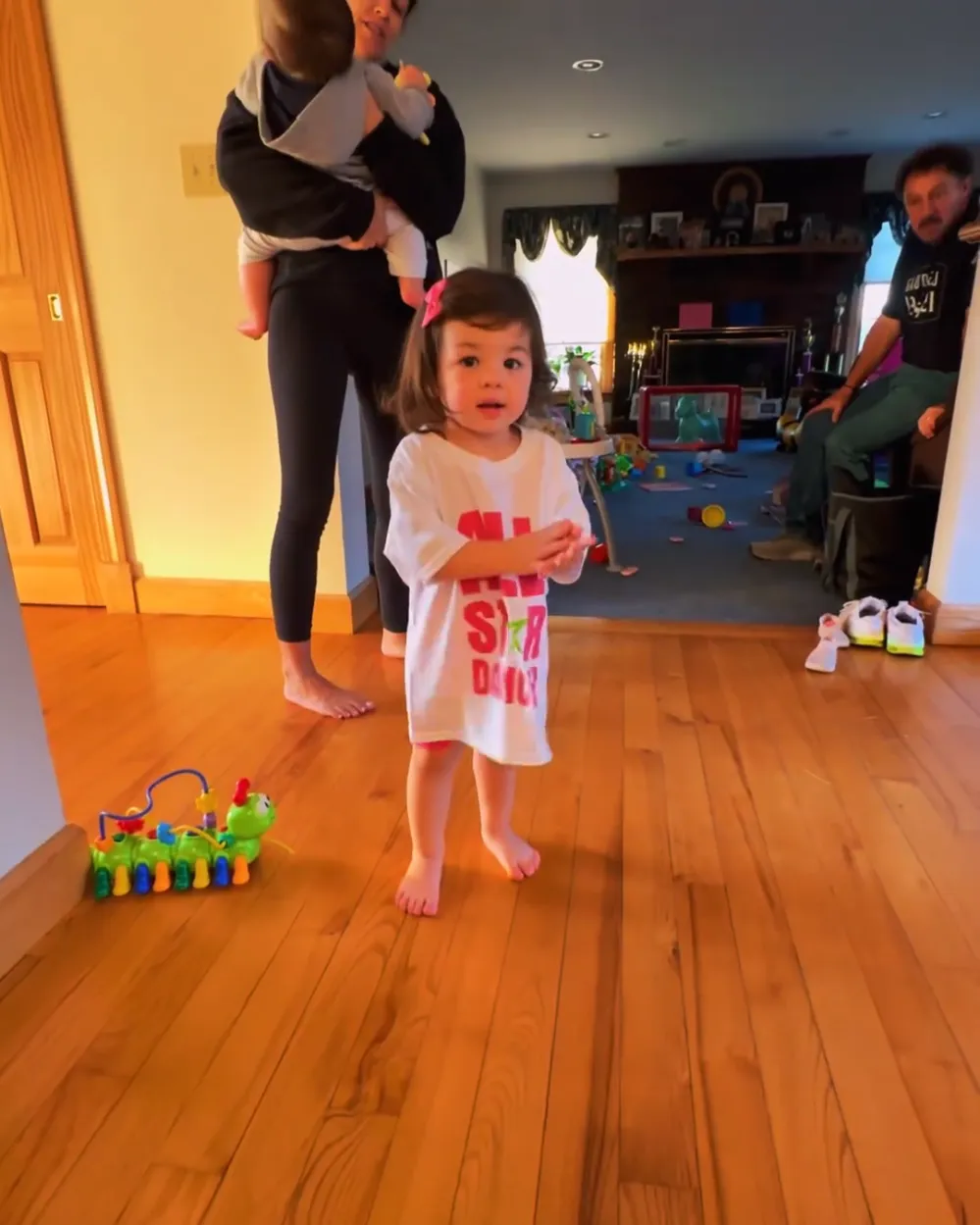 Johnny Gaudreau s 2 Year Old Daughter Shows Off Dance Moves Participates in Katie Gaudreau s Class