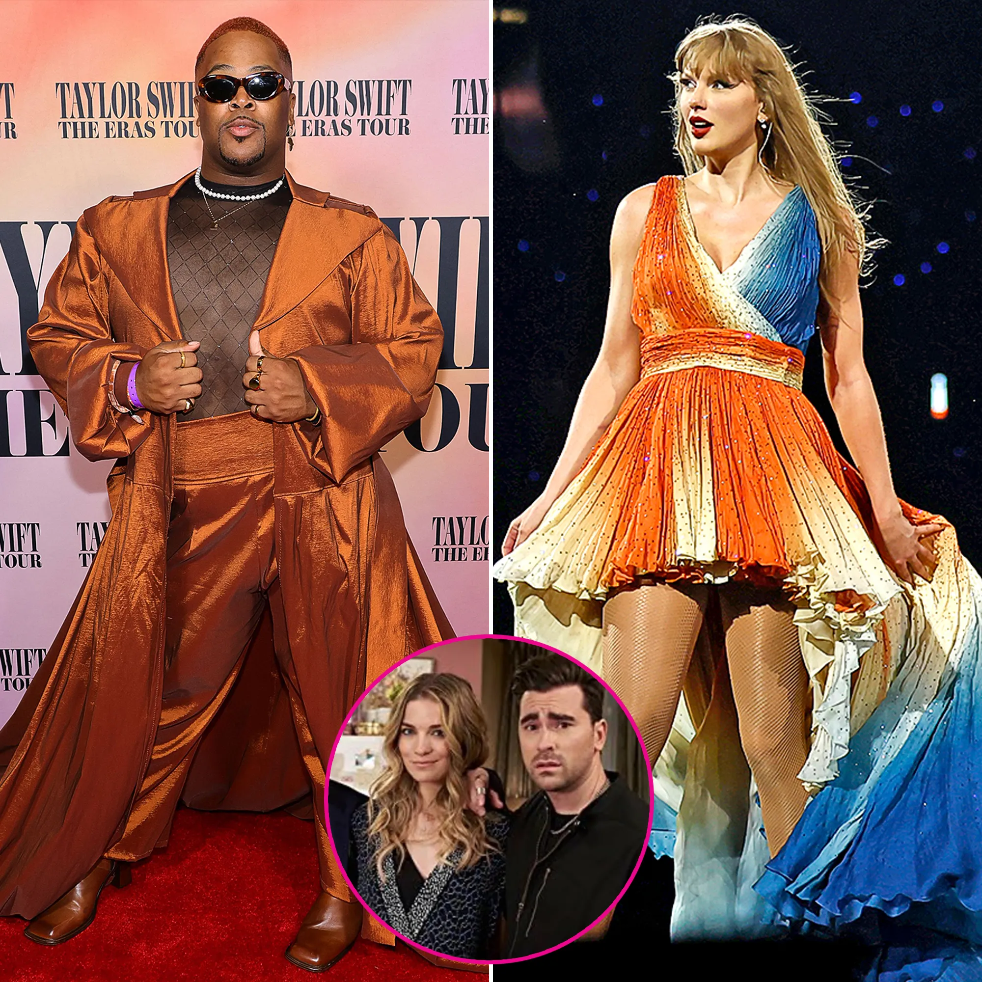 Kam Saunders Makes Taylor Swift Laugh With His ‘Schitt’s Creek’ Reference During ‘Eras Tour’ Performance: ‘Ew David’