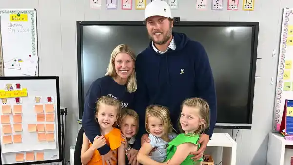 Kelly and Matthew Stafford Dress as Taylor Swift and Travis Kelce With 4 Daughters as Taylor