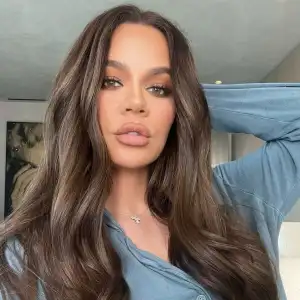 Khloe Kardashian Shows Off Glazed Hair After Getting a 2nd PIercing