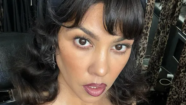 Kourtney Kardashian Gets Romantic With Sophia Loren Inspired Beauty and Bustier