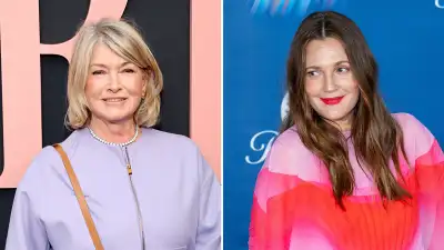 Martha Stewart Playfully Pushes Drew Barrymore Away After Dating Question