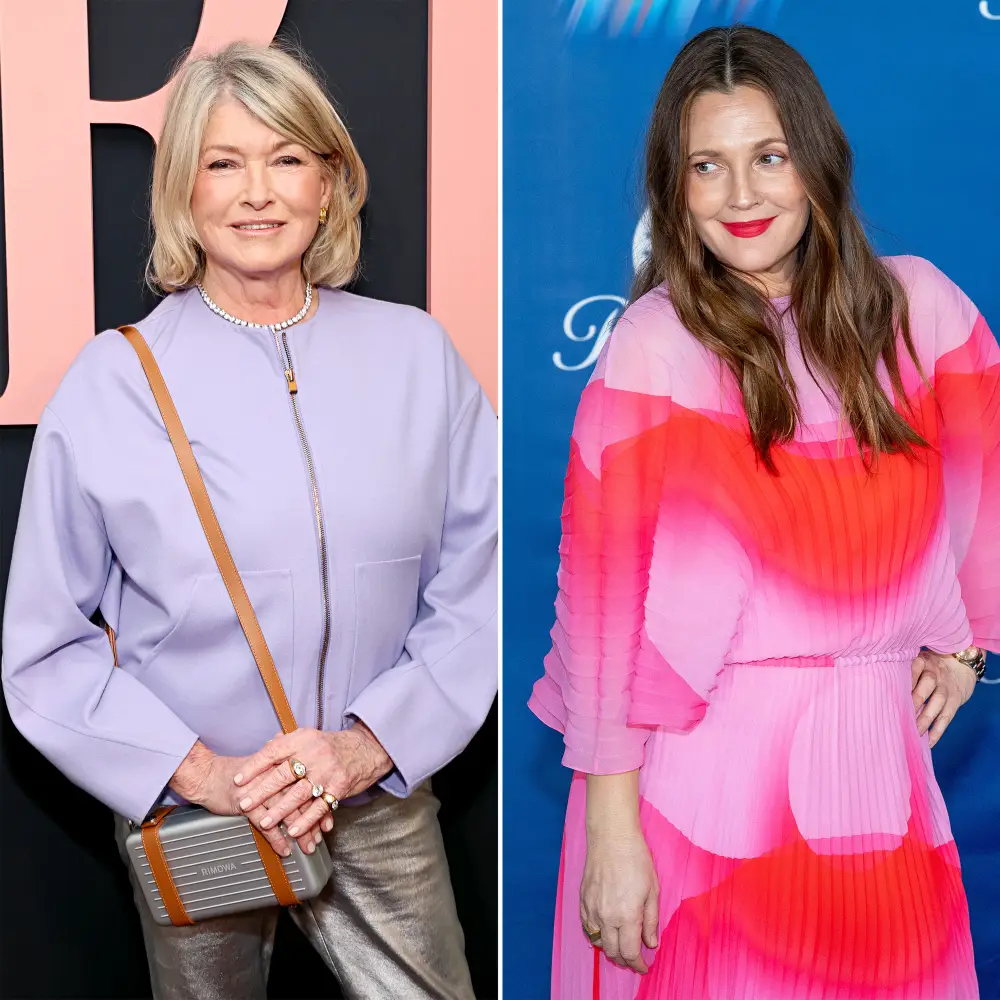 Martha Stewart Playfully Pushes Drew Barrymore Away After Dating Question