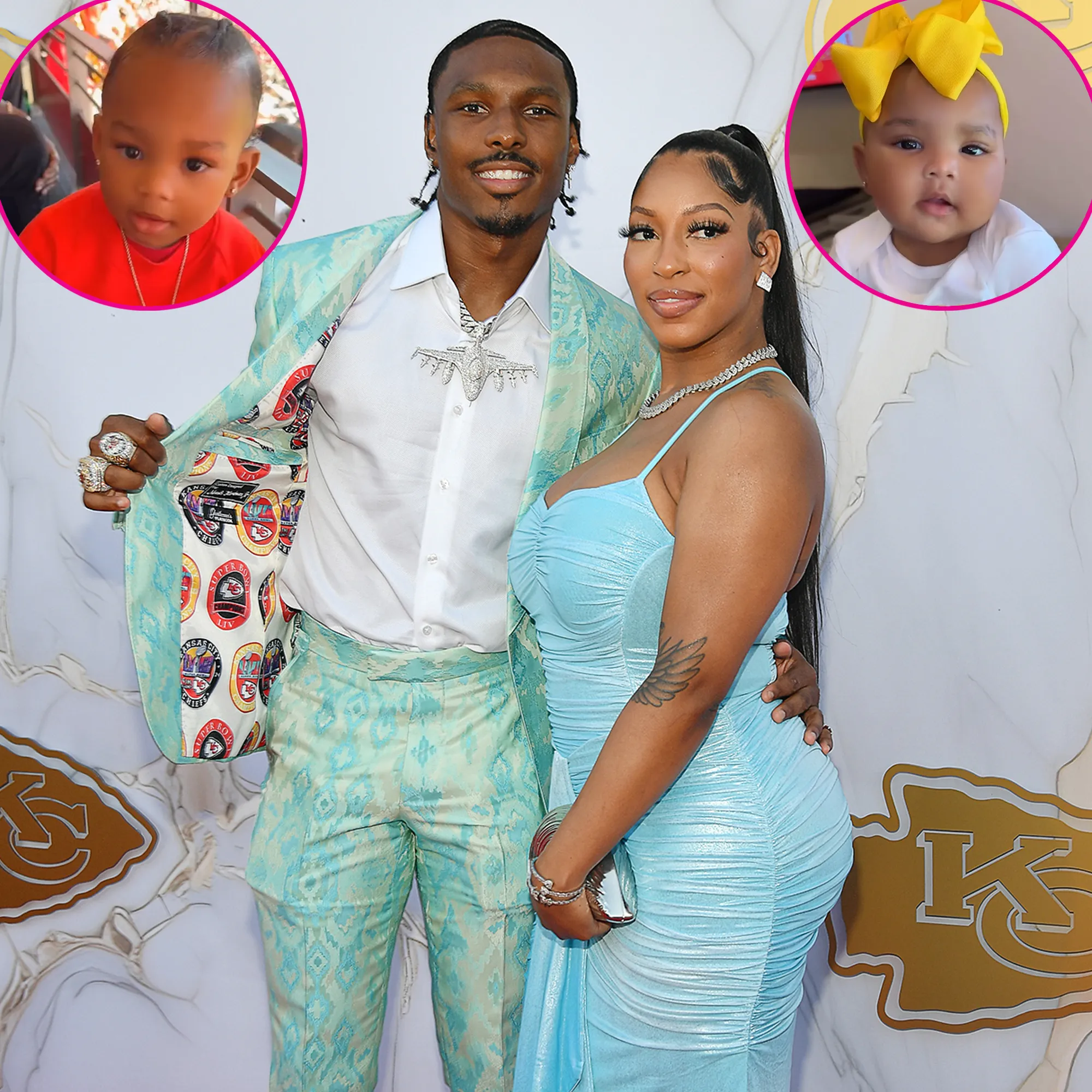 Mecole Hardman Jr. and Fiancee Chariah Gordon Bring 2 Kids to Kansas City Chiefs Game for 1st Time