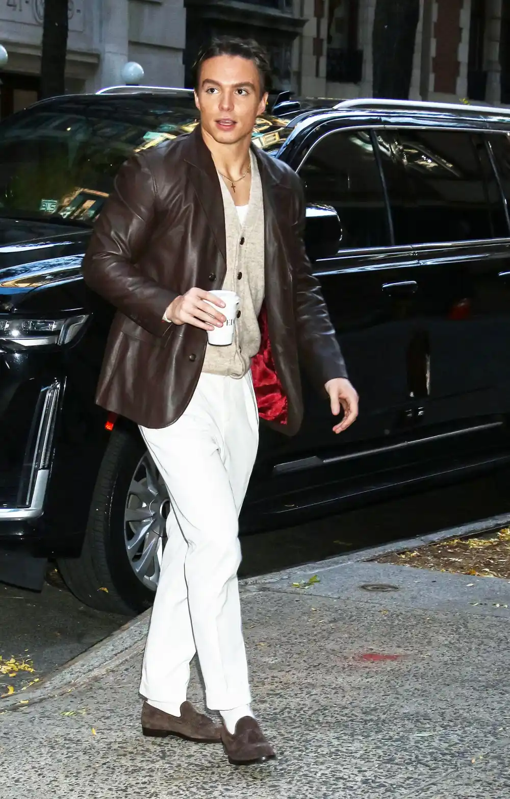 Monsters Star Nicholas Chavezs Fall Outfit Is So On Point