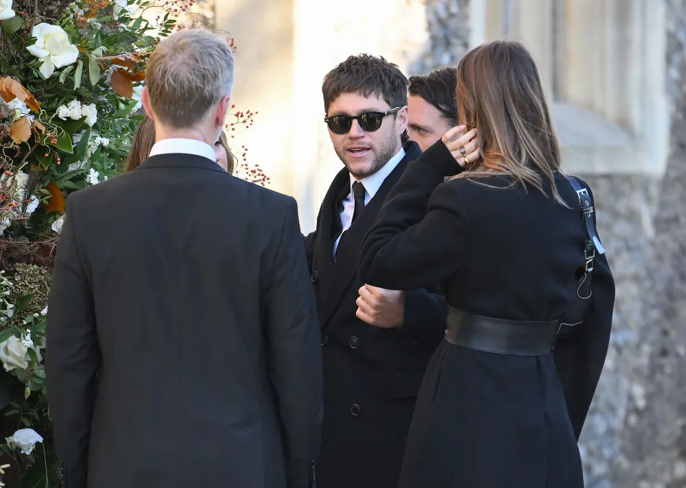 Niall Horan, miembros de One Direction asisten al funeral de Liam Payne