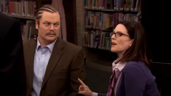 Nick Offerman and Megan Mullallys Relationship Timeline Marriage Touring and More