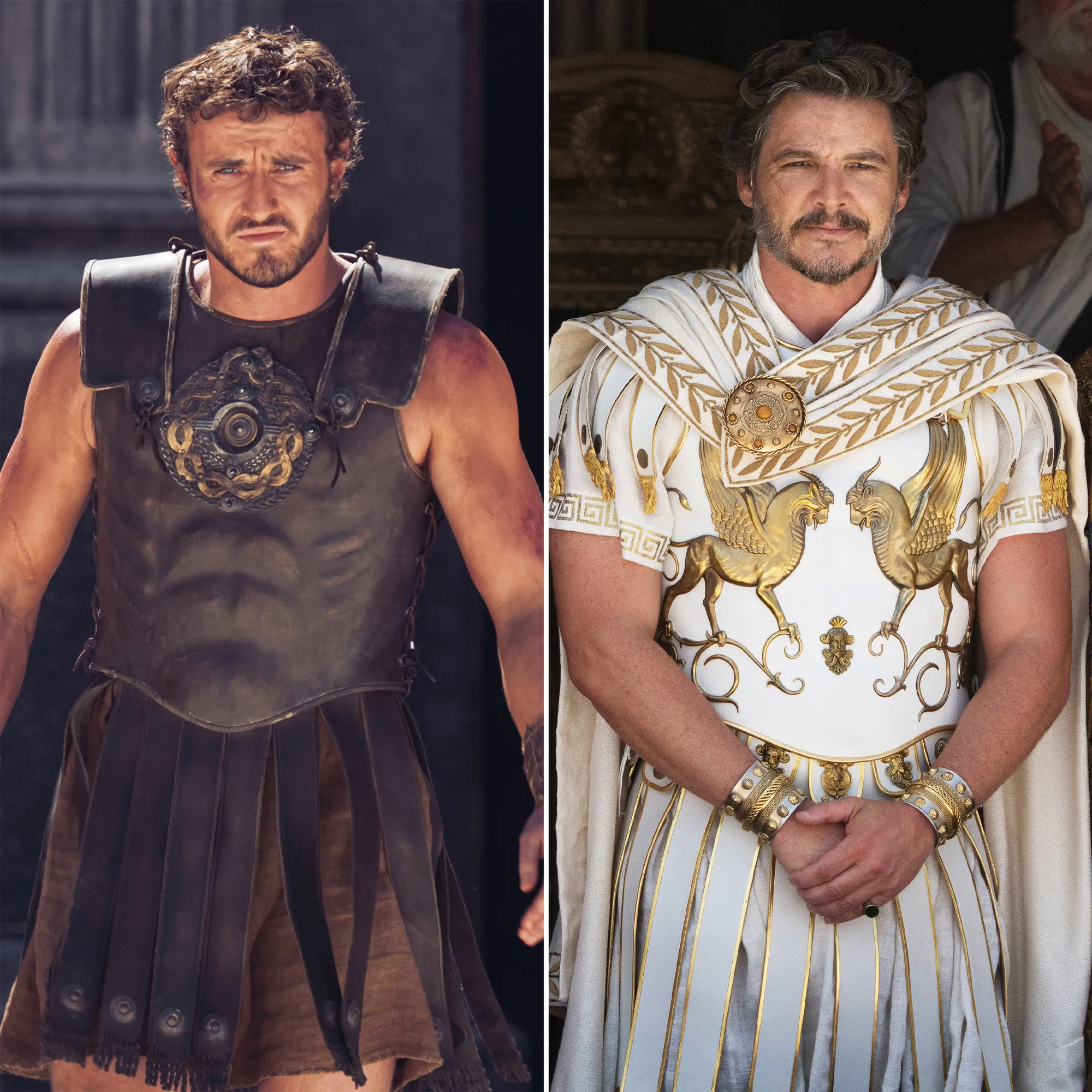 Paul Mescal Kissed Pedro Pascal in Cut Gladiator II Moment