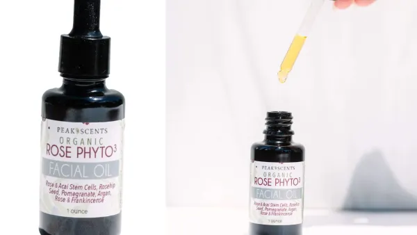 Peak Scents rose facial oil