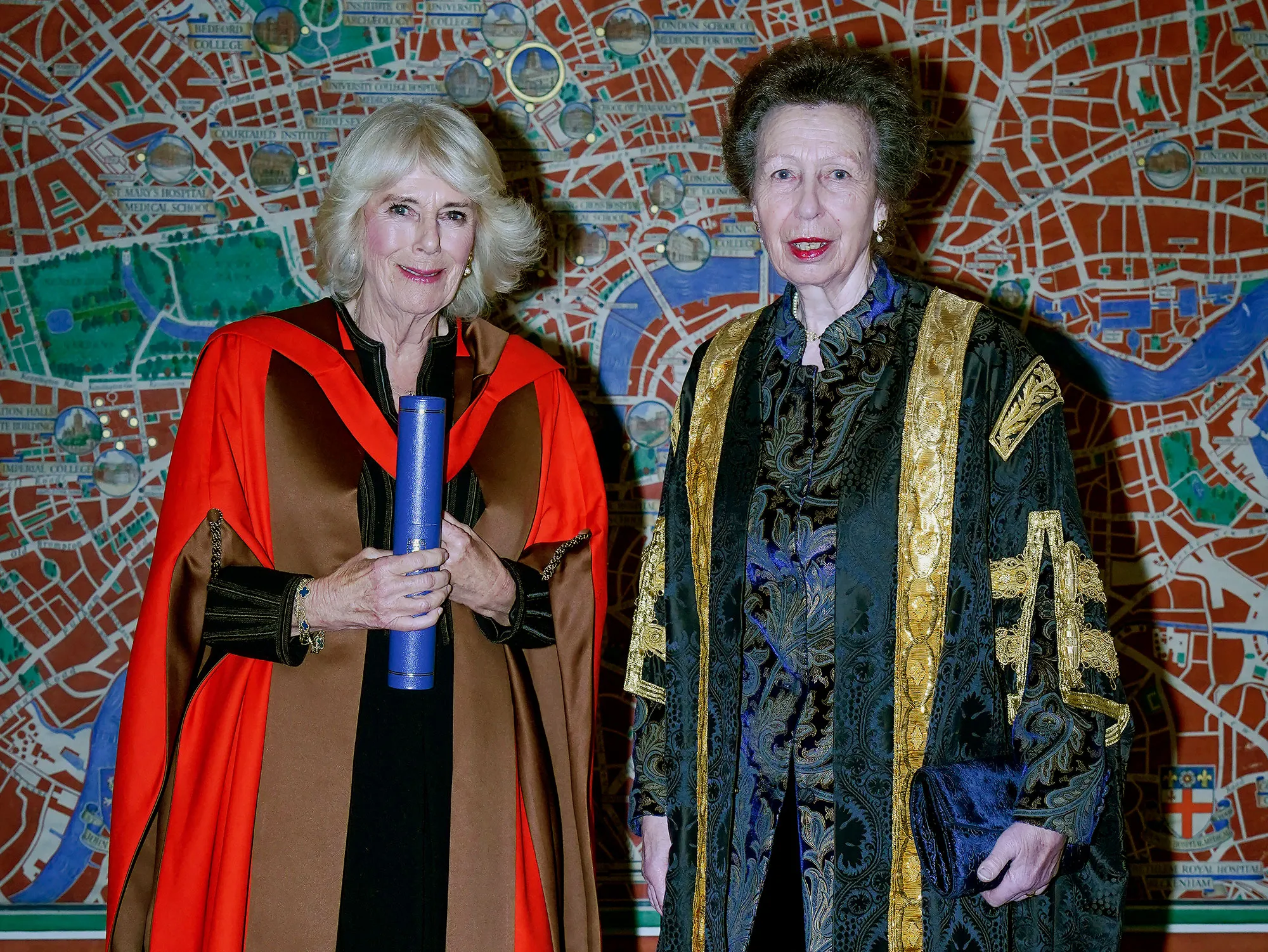 Princess Anne Presents Queen Camilla With an Honorary Doctorate Degree