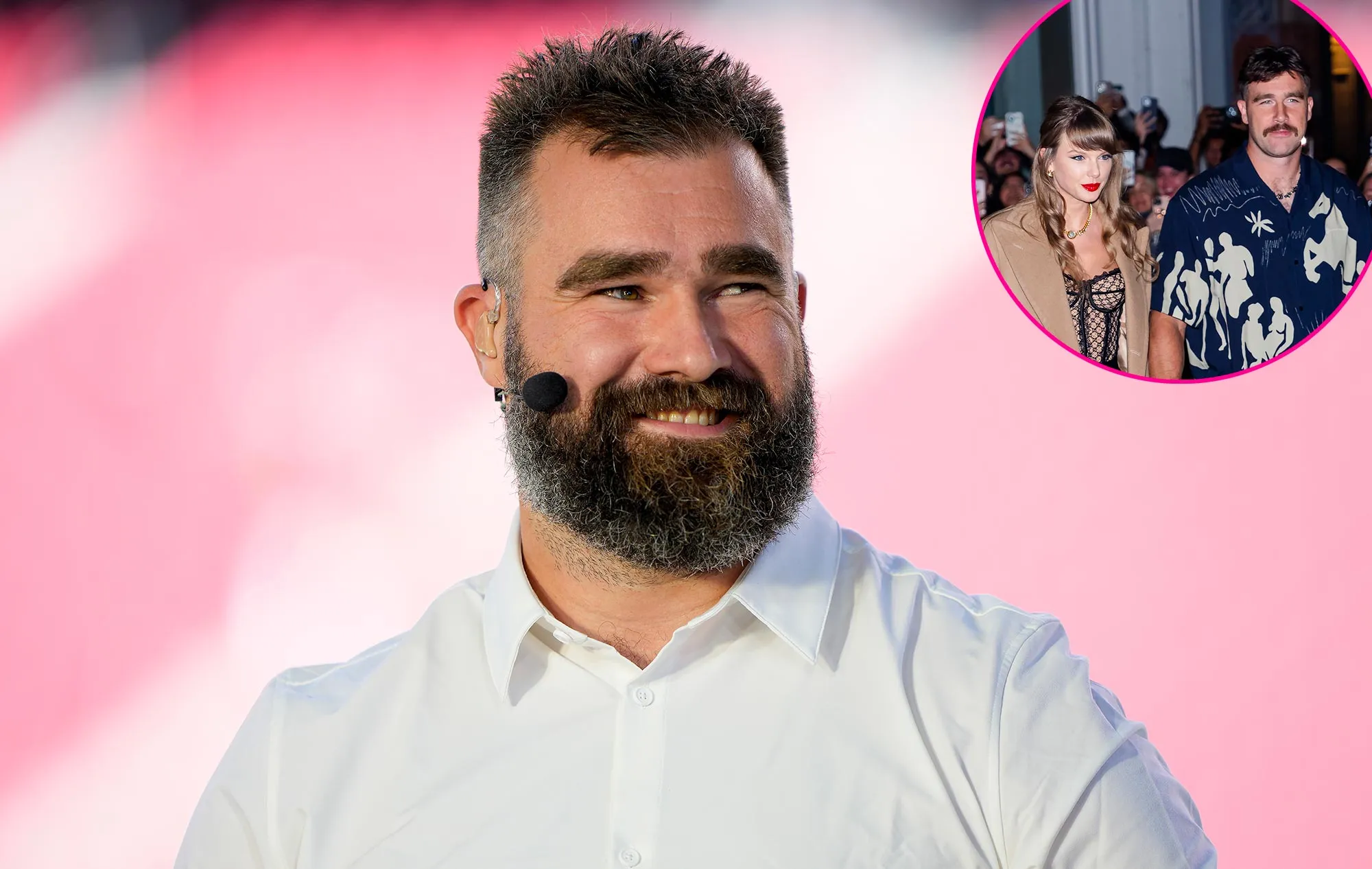 Promo Jason Kelce Teases Tough to Shop for Travis Kelce and Taylor Swift