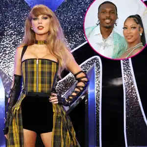Promo Taylor Swift Cozies Up to Mecole Hardman Jr and Chariah Gordon Daughter