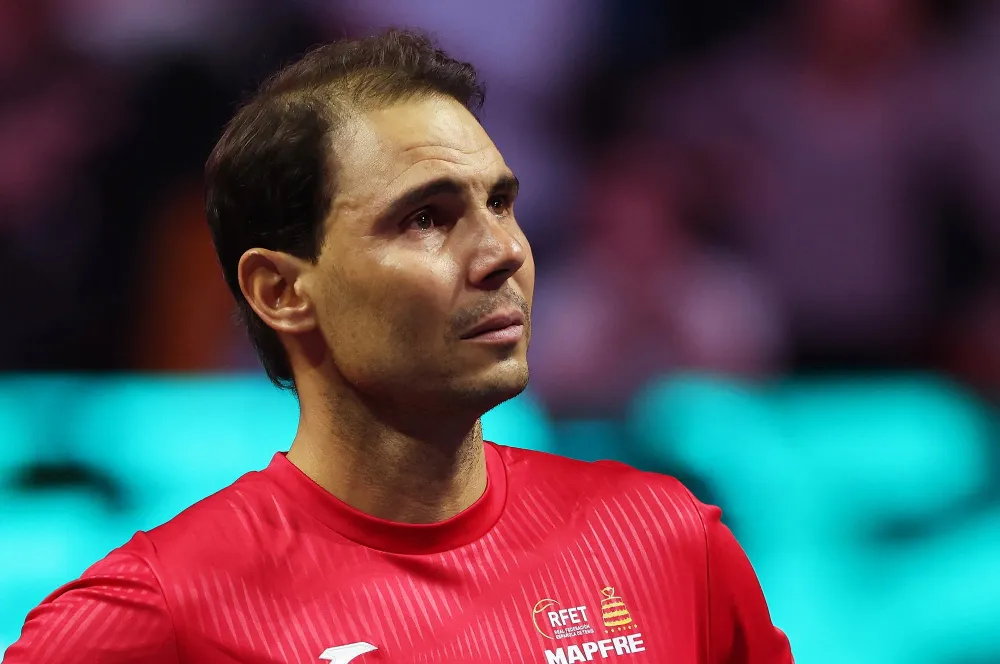 Rafael Nadal Cries During National Anthem Before Playing in the Final Match of His Career