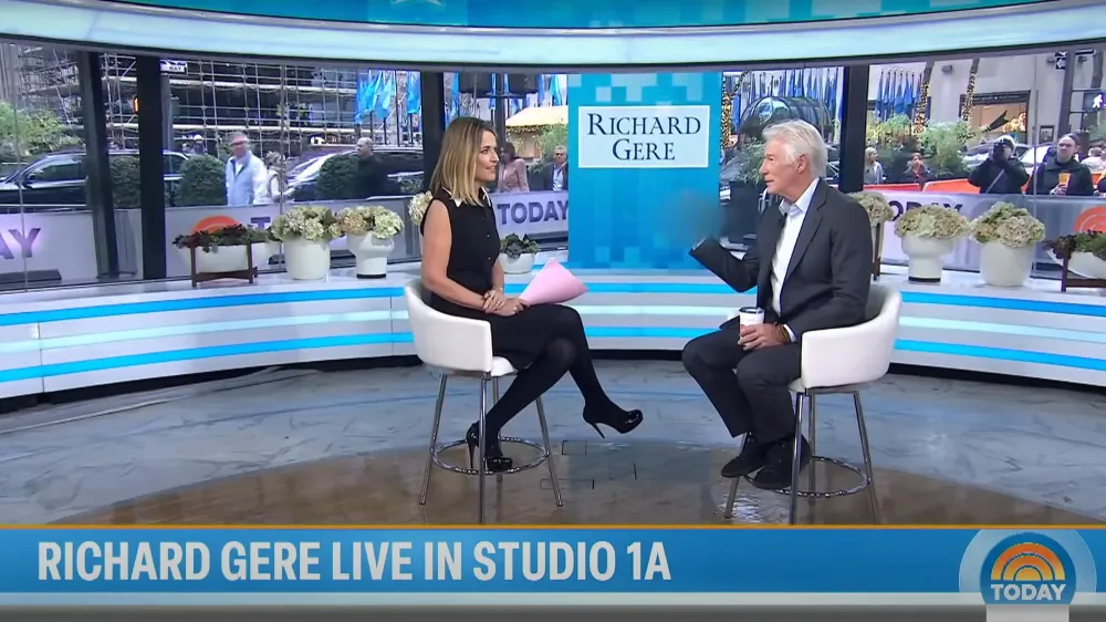 Richard Gere Gives Savannah Guthrie the Middle Finger on Today 1 Day After Cher Drops F Bomb on Air