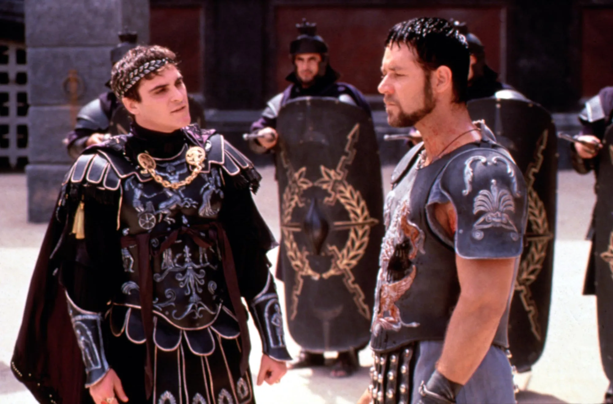 Russell Crowe Thought Joaquin Phoenix Was Unprofessional on Gladiator Ridley Scott Says