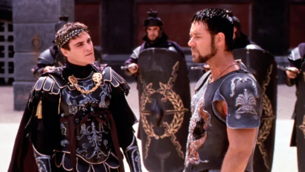 Russell Crowe Thought Joaquin Phoenix Was Unprofessional on Gladiator Ridley Scott Says