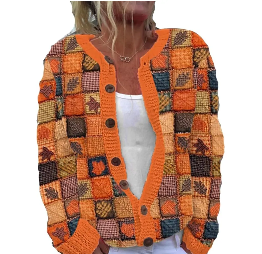 Generic Thanksgiving Pumpkin Maple Leaf Sweater