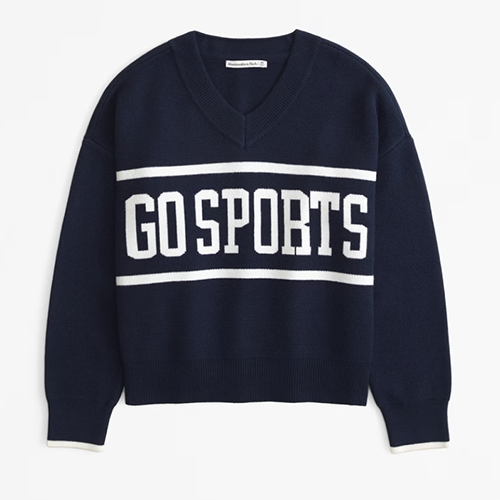 Abercrombie Go Sports LuxeLoft V-Neck Sweater