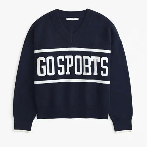 Abercrombie Go Sports LuxeLoft V-Neck Sweater