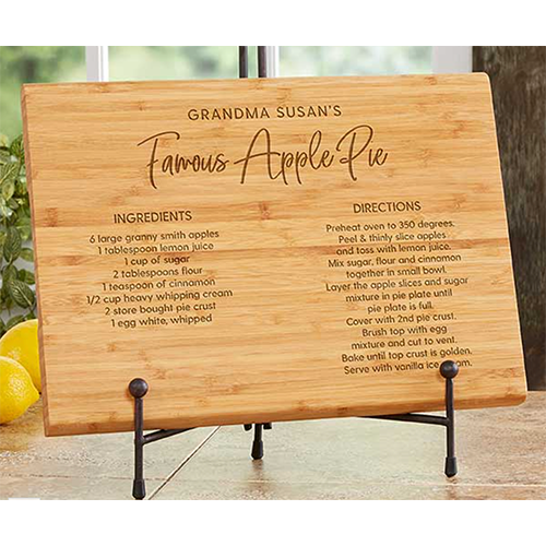 Personalization Mall Family Recipe Cutting Board
