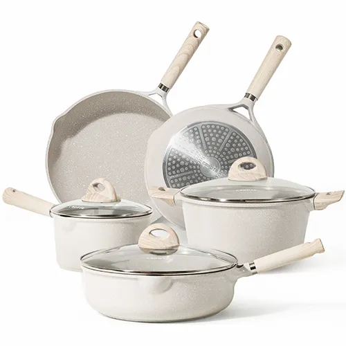 Carote 8-Piece Non-Stick Pots and Pans Set