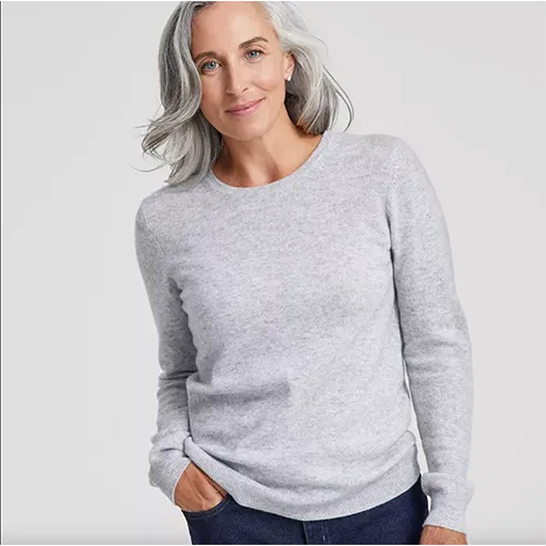 Charter Club 100% Cashmere Women's Long-Sleeve Crewneck