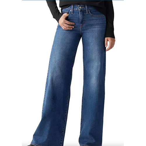 Levi's 318 Shaping Stellar-Stretch Wide-Leg Jeans