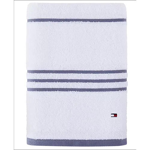 Tommy Hilfiger Modern American Double Stripe Cotton Bath Towel