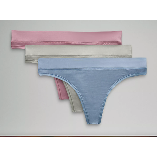 UnderEase Mid-Rise Thong Underwear