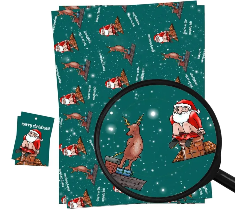 LimaLima Christmas Wrapping Paper Sheets And Tags