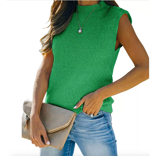 Kojooin Cap-Sleeve Sweater