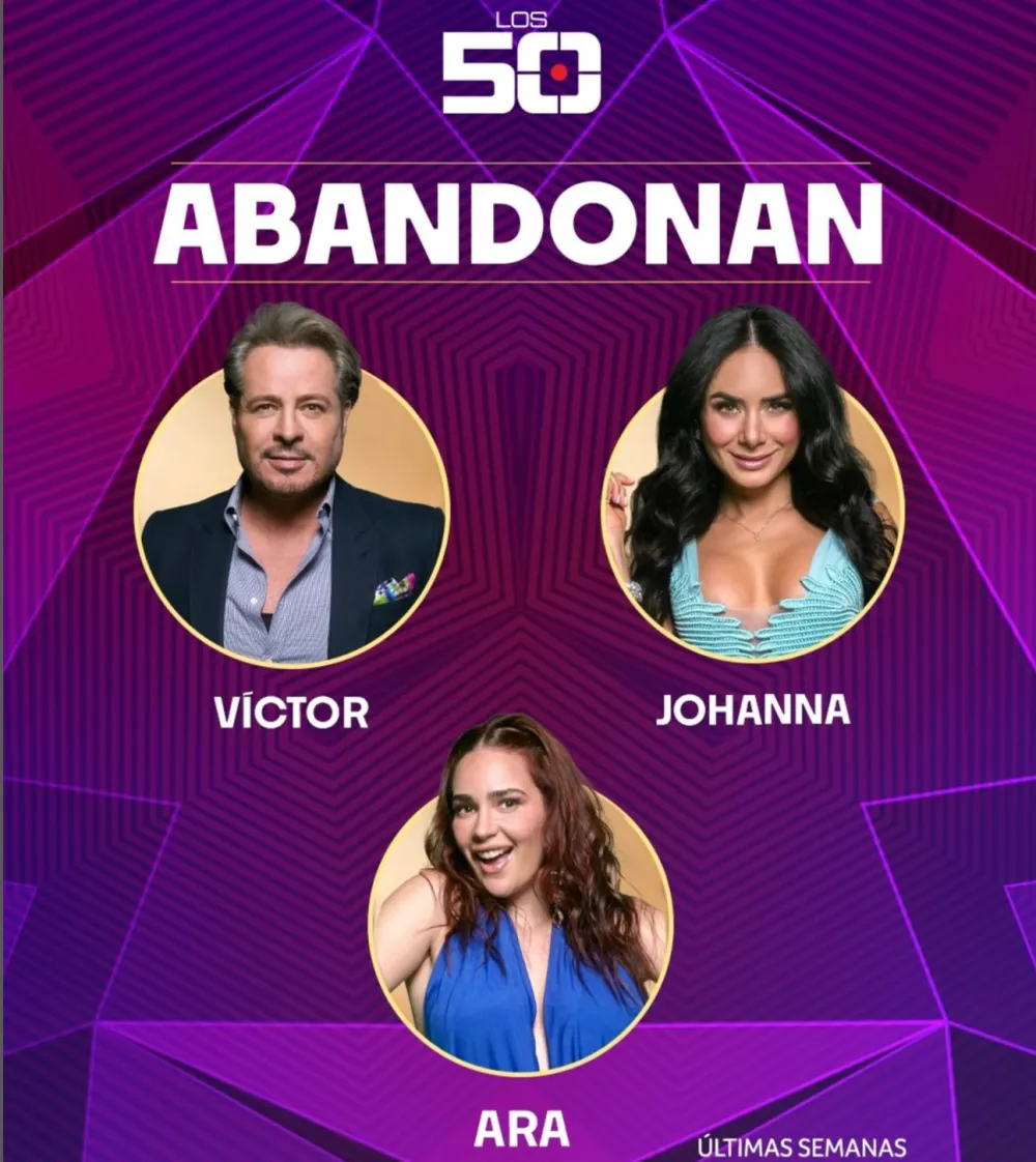 V&iacute;ctor, Johanna y Ara abandonan 'Los 50'