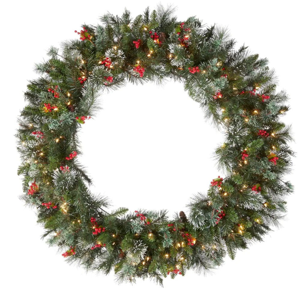 National Tree Company Pre-Lit Artificial Christmas Wreath