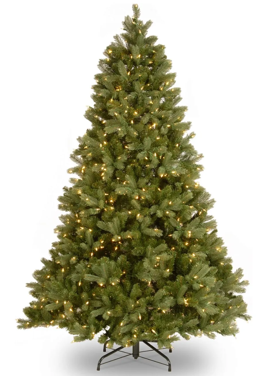 National Tree Company Pre-Lit 'Feel Real' Artificial Slim Christmas Tree