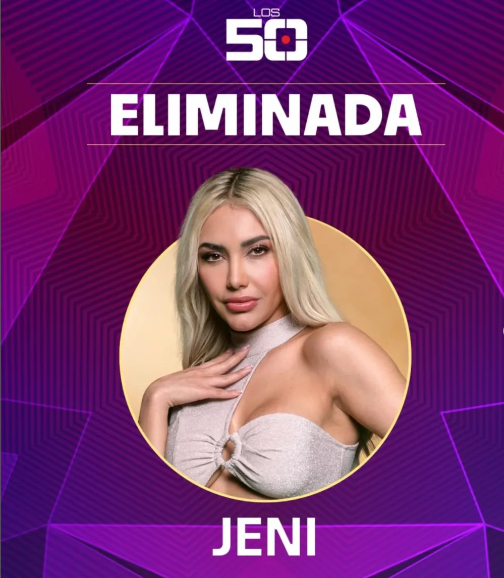 Jeni de la Vega es eliminada de 'Los 50'