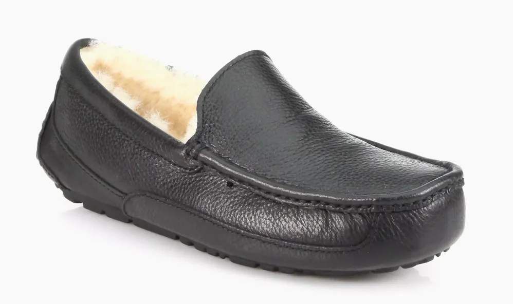 Ugg Unisex Ascot Leather Slippers