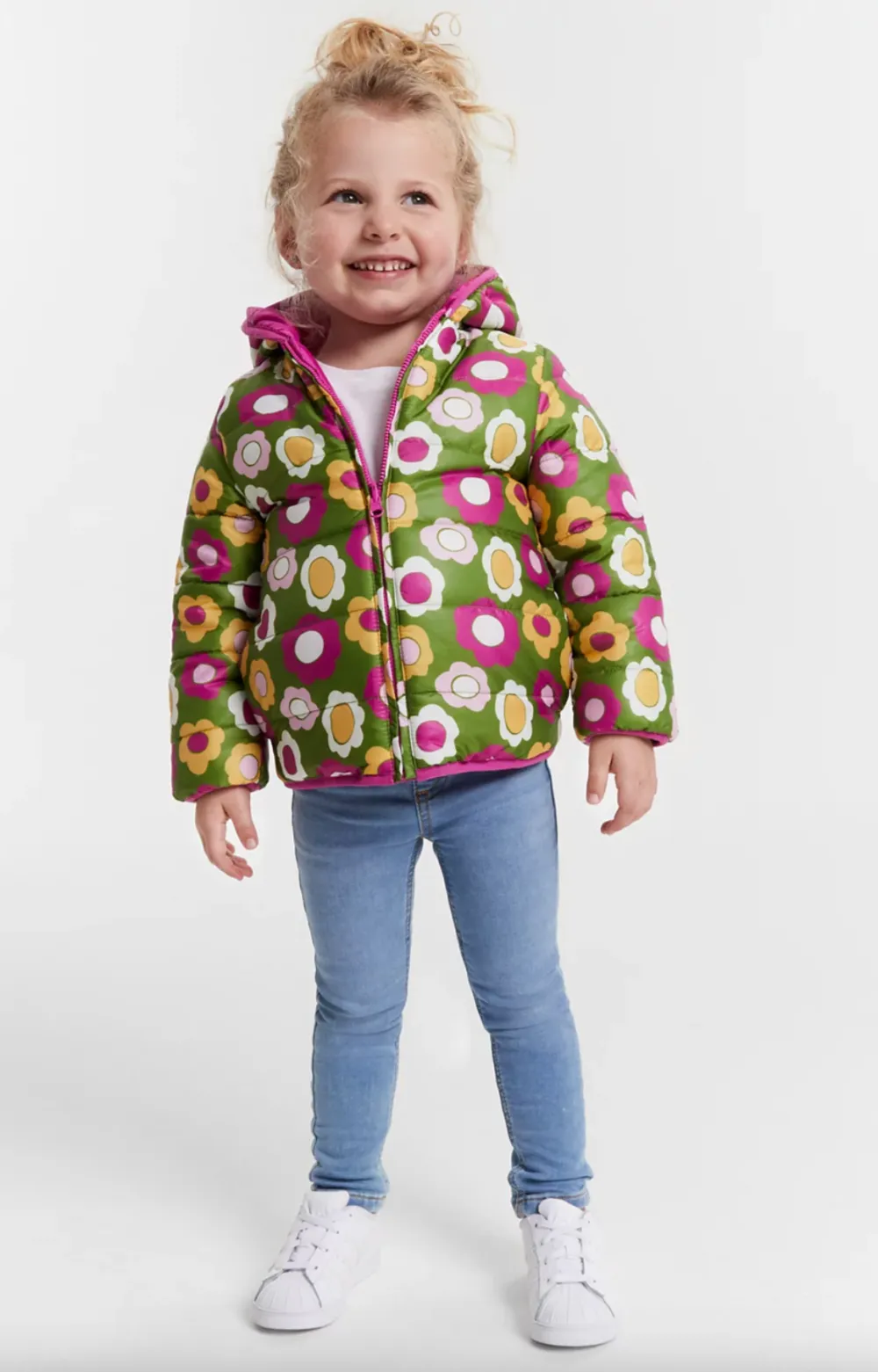 Epic Threads Toddler Girls Wonky Floral-Print Reversible Puffer Jacket macy's gifts